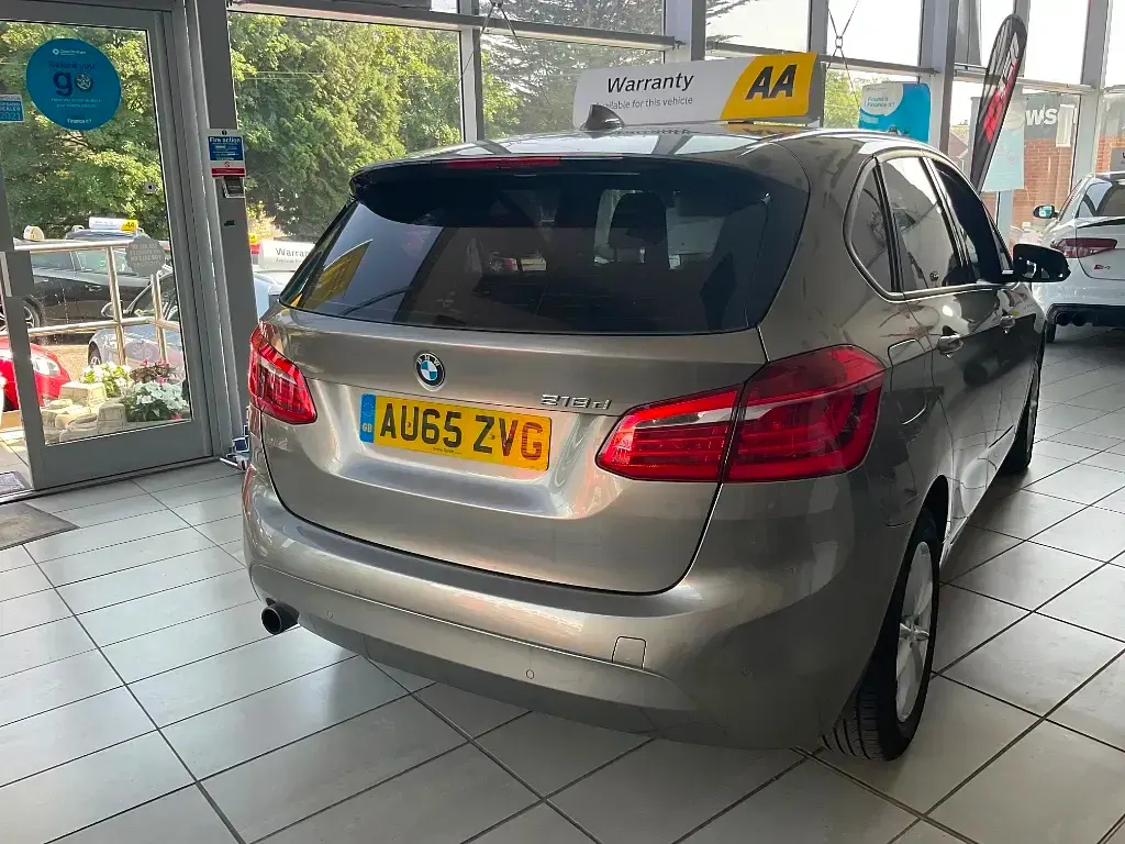 Used BMW 218 Active Tourer Comfort Edition 148 HP (108 kW) 2015 Silver MPV