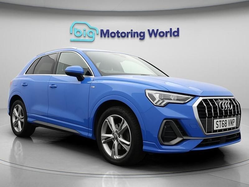 Blue Used 2019 Audi Q3 S-Line SUV | £16,900 (Fair price) - Image 1/4