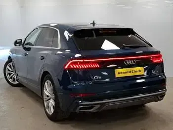 Used Audi Q8 S-Line 286 HP (210 kW) 2019 Blue SUV