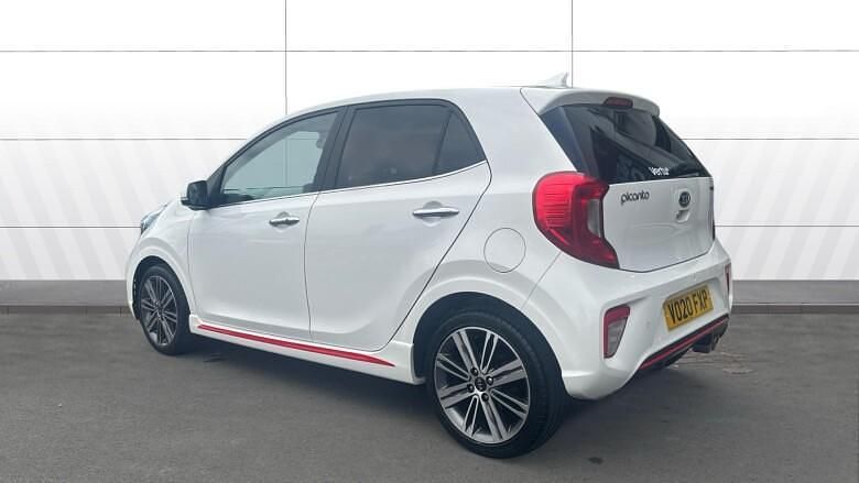 Used Kia Picanto GT-Line S 101 HP (74 kW) 2020 White Hatchback