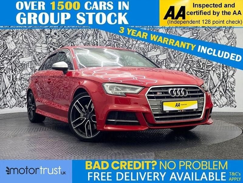 Used Audi S3 Comfort 310 HP (228 kW) 2017 Red Sedan