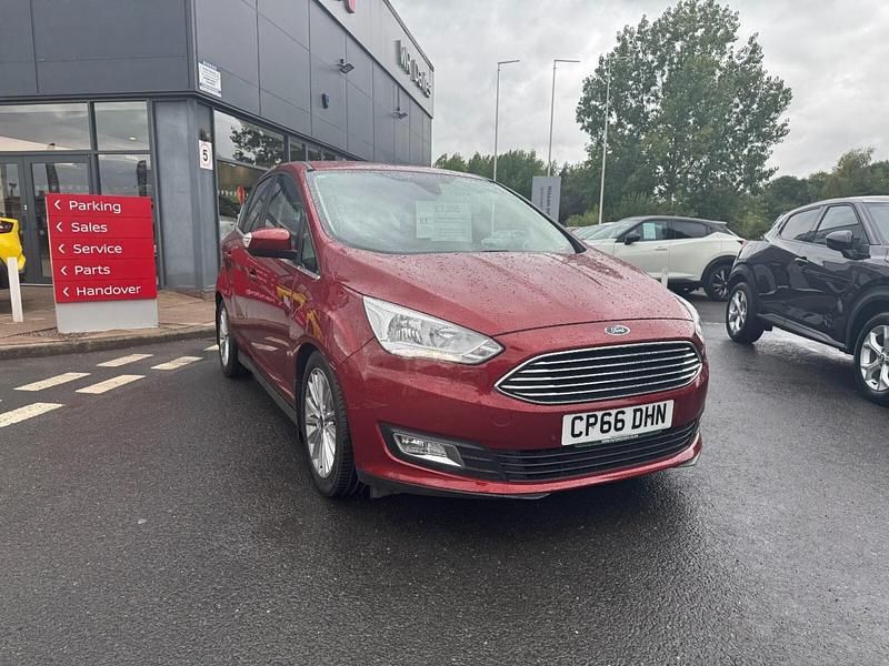 Red Used 2016 Ford C-MAX Titanium MPV | £7,895 (Fair price) - Image 1/4
