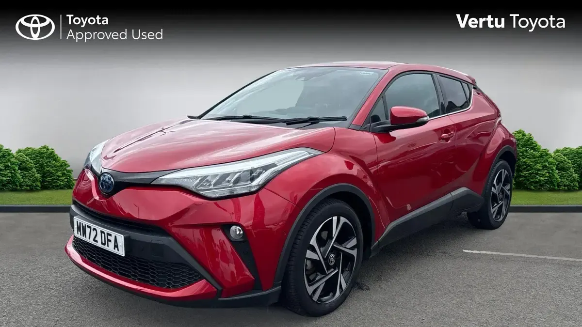 Used Toyota C-HR Design 122 HP (89 kW) 2022 Scarlet flare (pearlescent paint) SUV