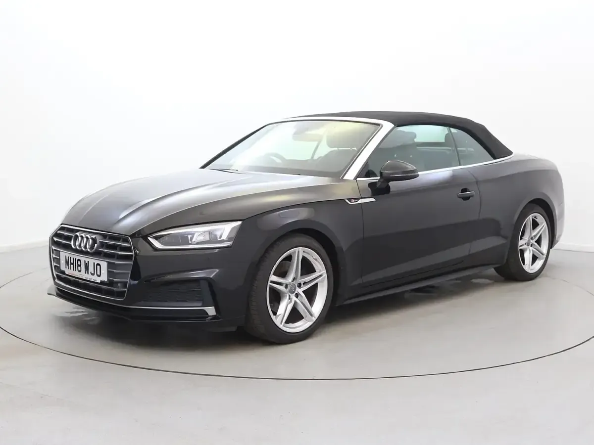 Used Audi A5 Cabriolet S-Line 2018 Black Cabriolet
