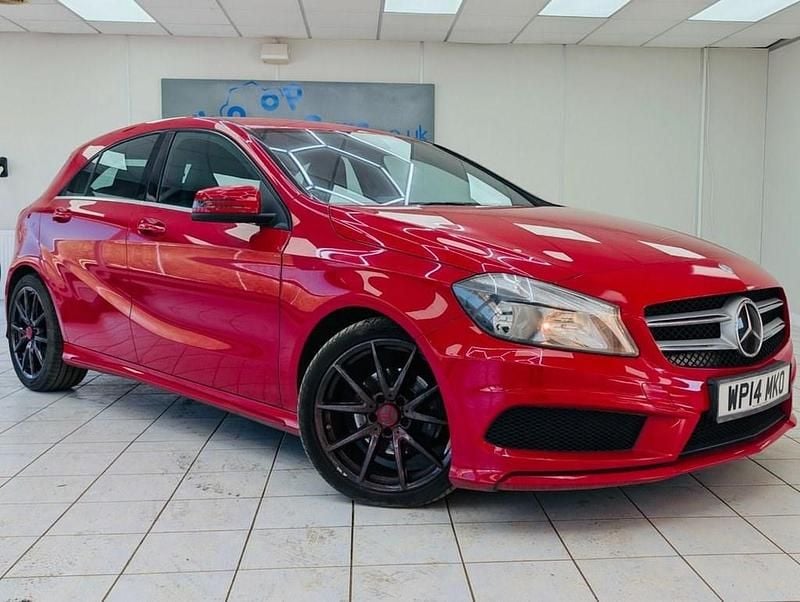 Used Mercedes A200 AMG 136 HP (100 kW) 2014 Red Hatchback