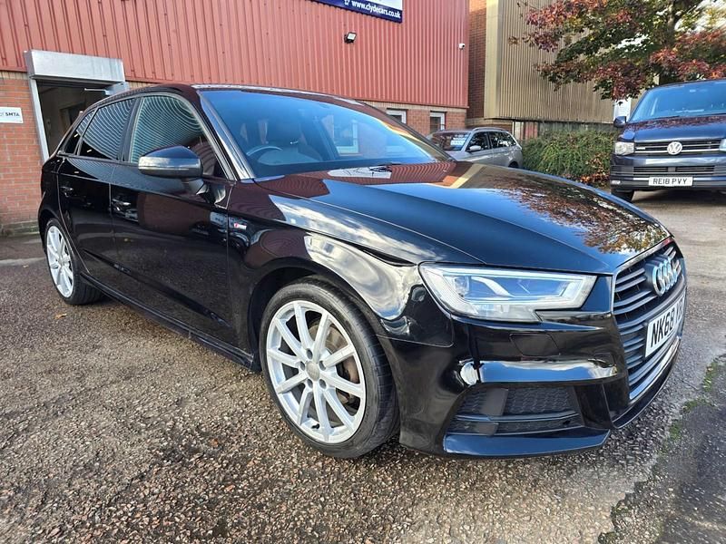 Black Used 2018 Audi A3 Sportback Black Edition Hatchback | £11,995 (Fair price) - Image 1/4