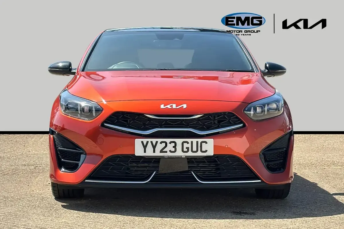 Used Kia Ceed GT-Line S 158 HP (116 kW) 2023 Orange Hatchback