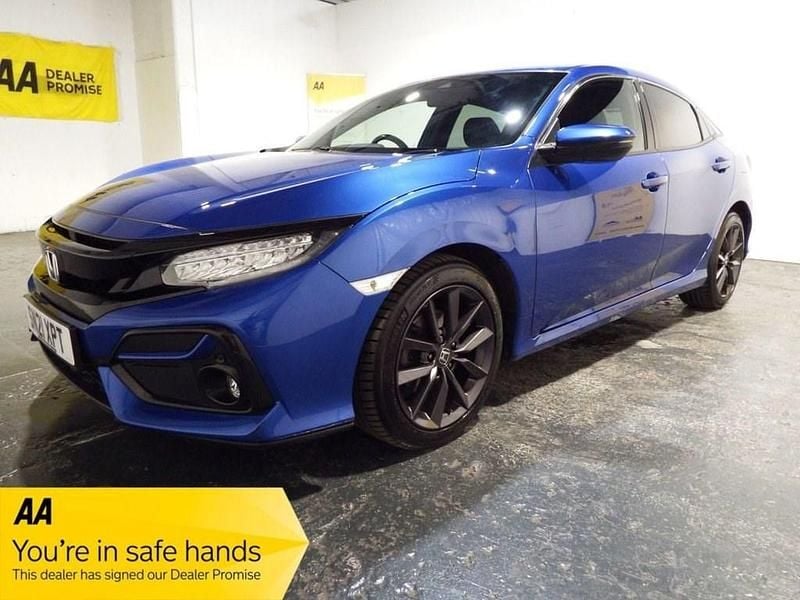Used Honda Civic SR 126 HP (92 kW) 2021 Blue Hatchback