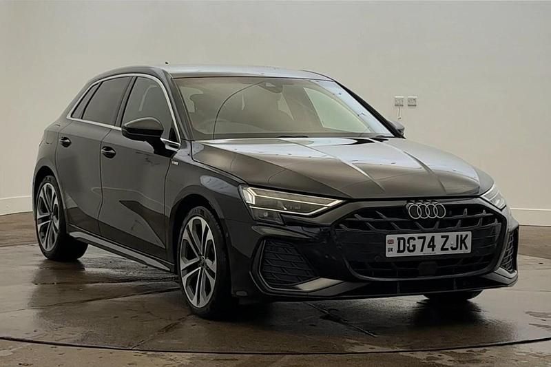 Black Used 2025 Audi A3 S-Line Hatchback | £26,690 (Fair price) - Image 1/4