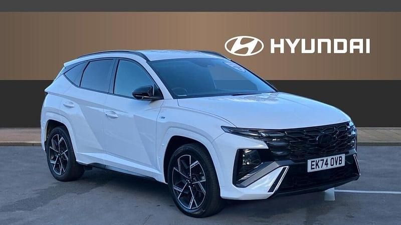 White Used 2024 Hyundai Tucson N Line SUV | £24,414 (Fair price) - Image 1/3