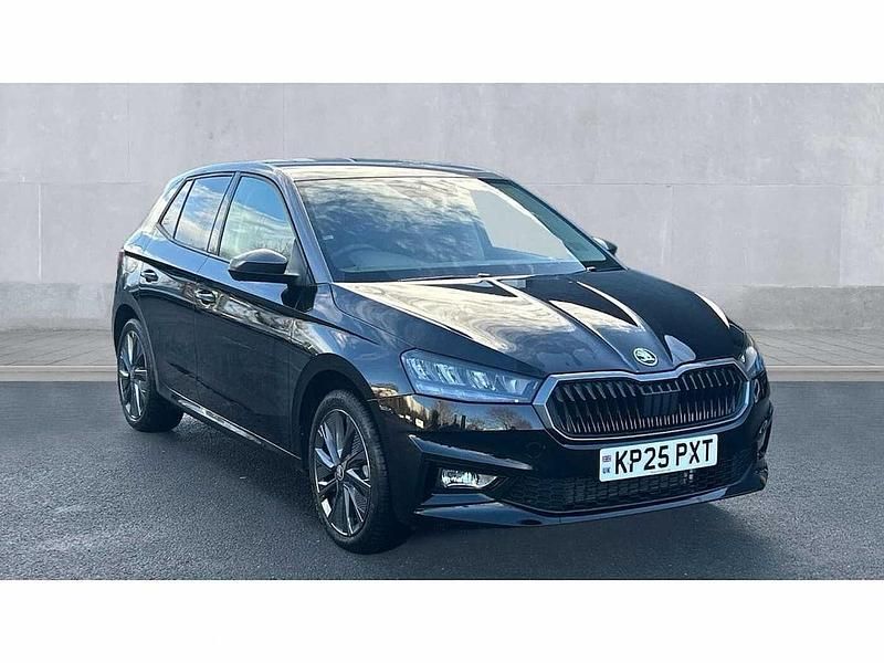 Black magic pearl effect graphite grey metallic Used 2025 Skoda Fabia Colour Edition Hatchback | £17,250 (Fair price) - Image 1/4