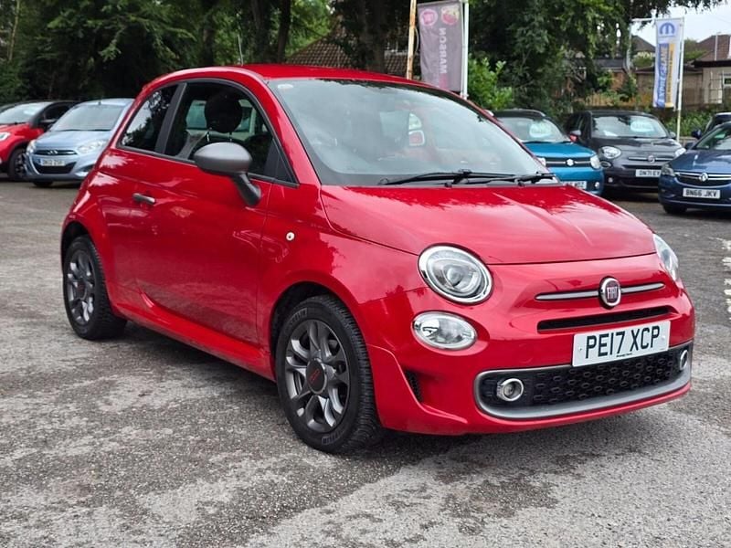 Red Used 2017 Fiat 500 S Hatchback | £6,995 (Fair price) - Image 1/4