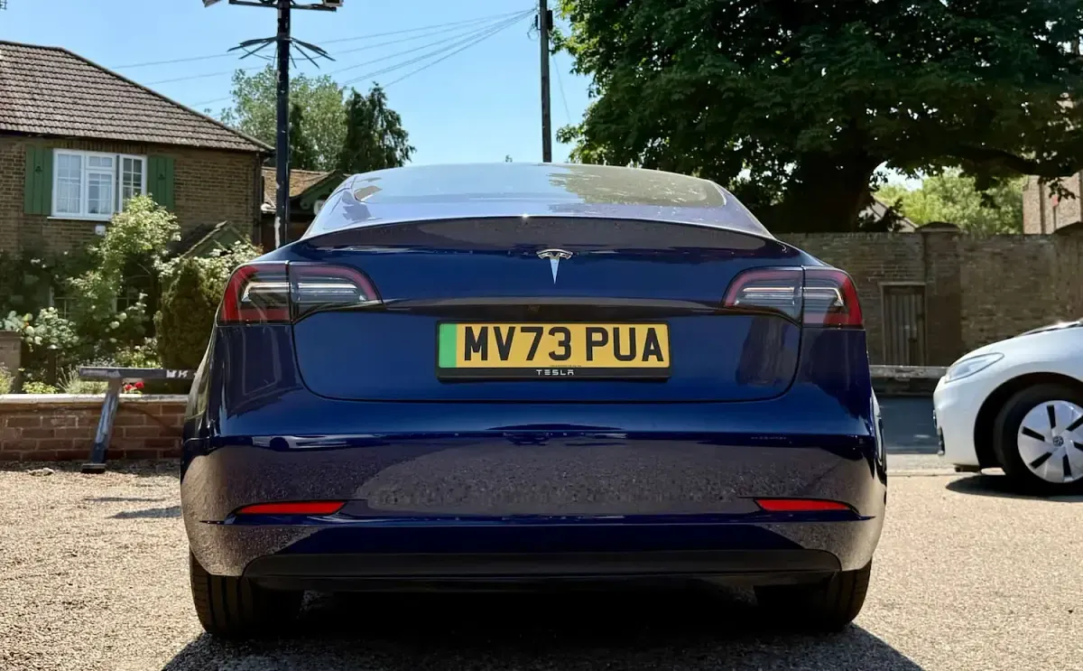 Used Tesla Model 3 Long Range RWD 366 kW (498 HP) 2023 Blue Sedan