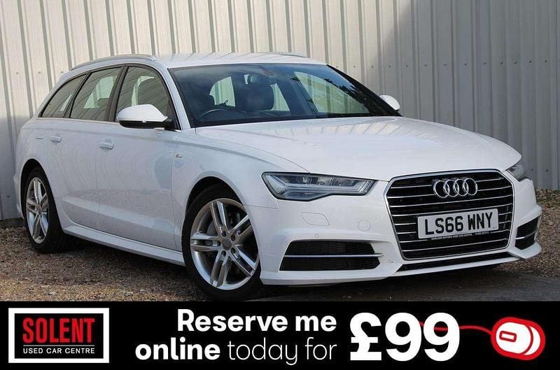 White Used 2016 Audi A6 S-Line Estate | £14,990 (Fair price) - Image 1/3