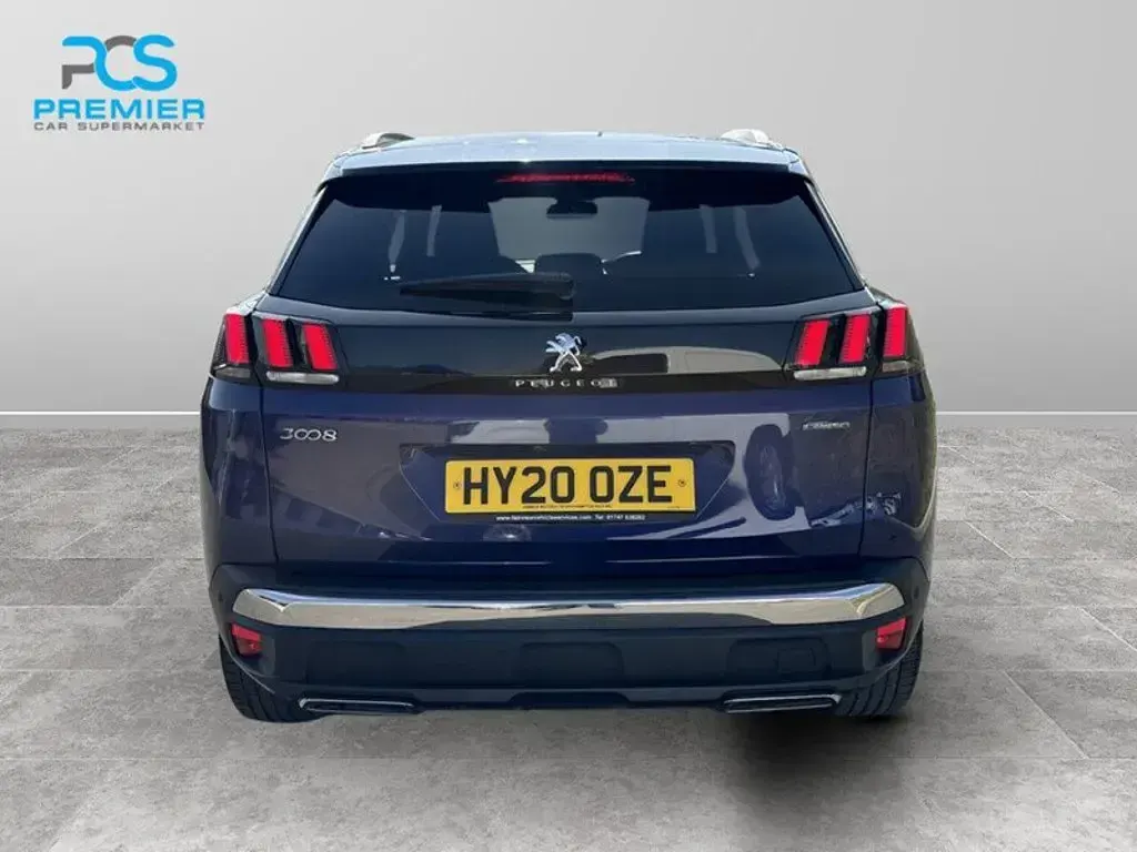 Used Peugeot 3008 GT-line 2020 Blue SUV
