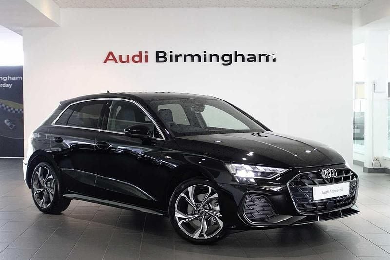 Mythos black, metallic New 2025 Audi A3 e-tron S-Line Hatchback | £34,950 (Fair price) - Image 1/4