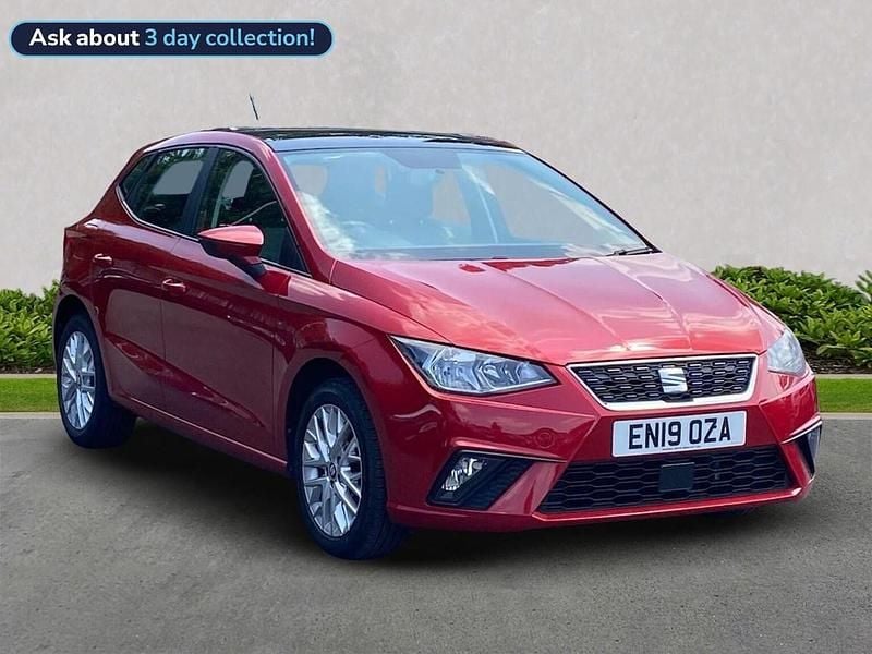 Red Used 2019 Seat Ibiza SE Technology Hatchback | £8,999 (Fair price) - Image 1/4