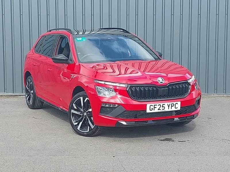 Red Used 2025 Skoda Kamiq Monte Carlo SUV | £23,698 (Expensive) - Image 1/4