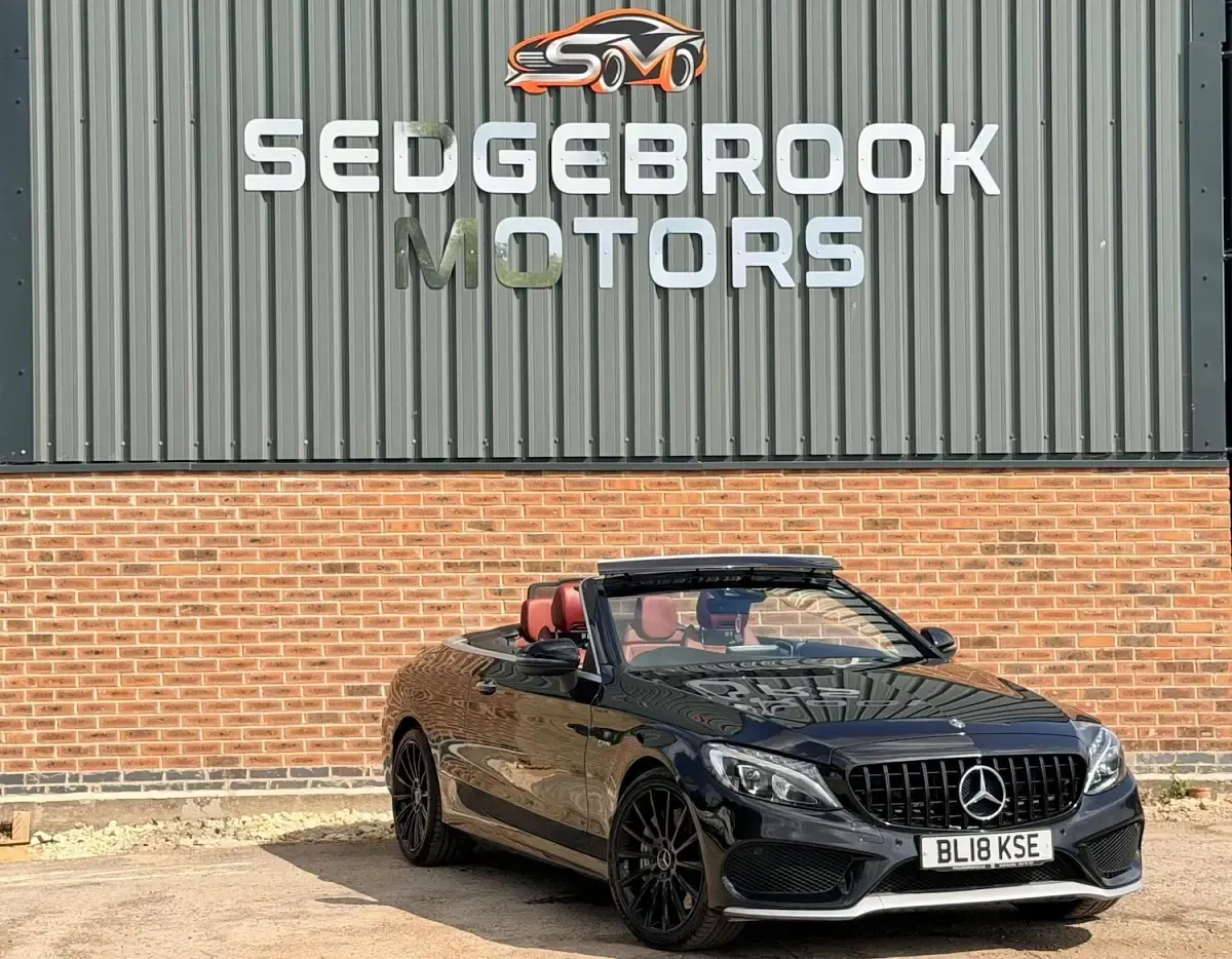 Used Mercedes C43 AMG Premium Plus 362 HP (266 kW) 2018 Black Cabriolet