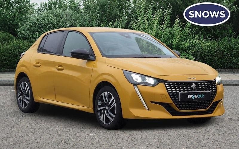 Used Peugeot 208 Active+ 75 HP (55 kW) 2023 Yellow Hatchback