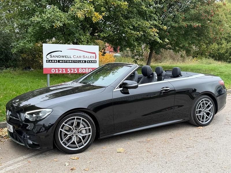 Used Mercedes E300 AMG Line Premium 258 HP (189 kW) 2022 Black Cabriolet