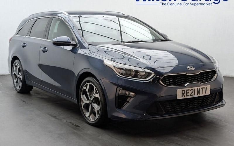 Blue Used 2021 Kia Ceed Sportswagon Estate | £10,350 (Good price) - Image 1/4