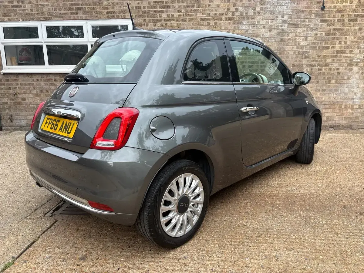 Used Fiat 500 Lounge 69 HP (50 kW) 2016 Grey Hatchback