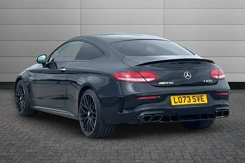 Used Mercedes C63 AMG Premium Plus 503 HP (369 kW) 2023 Obsidian black Coupe