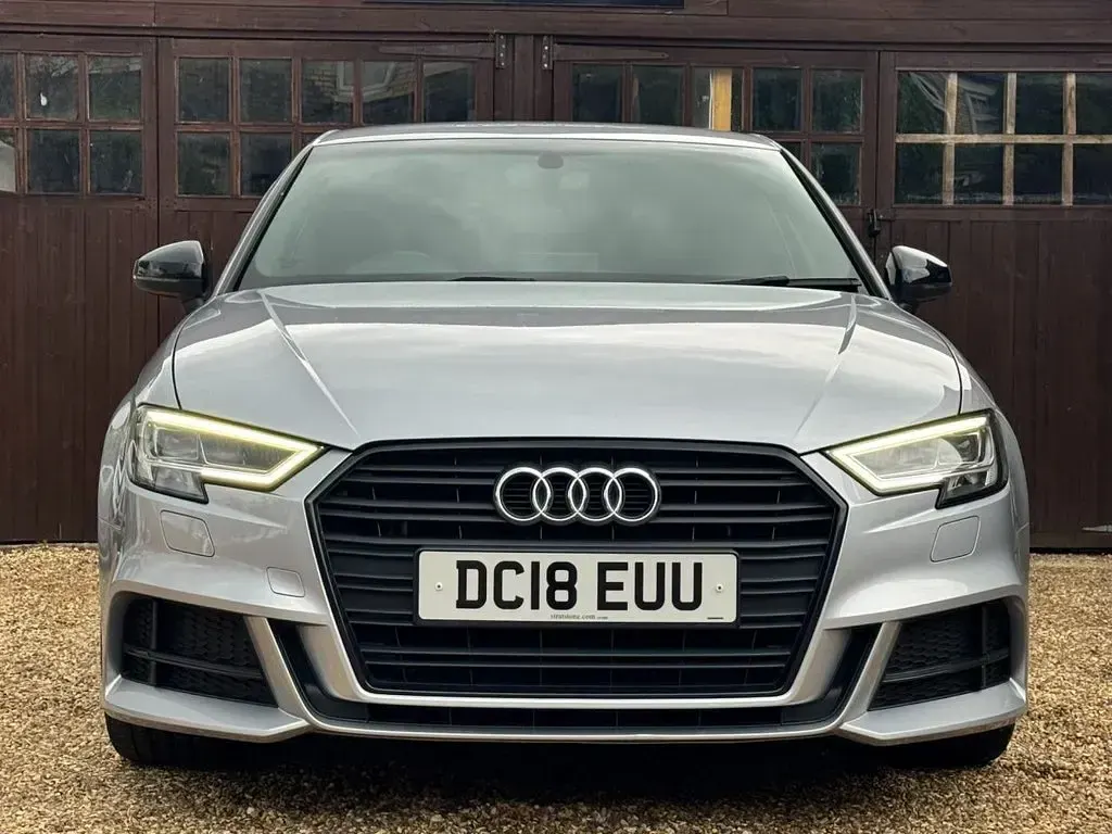 Used Audi A3 Sportback Black Edition 150 HP (110 kW) 2018 Silver Hatchback