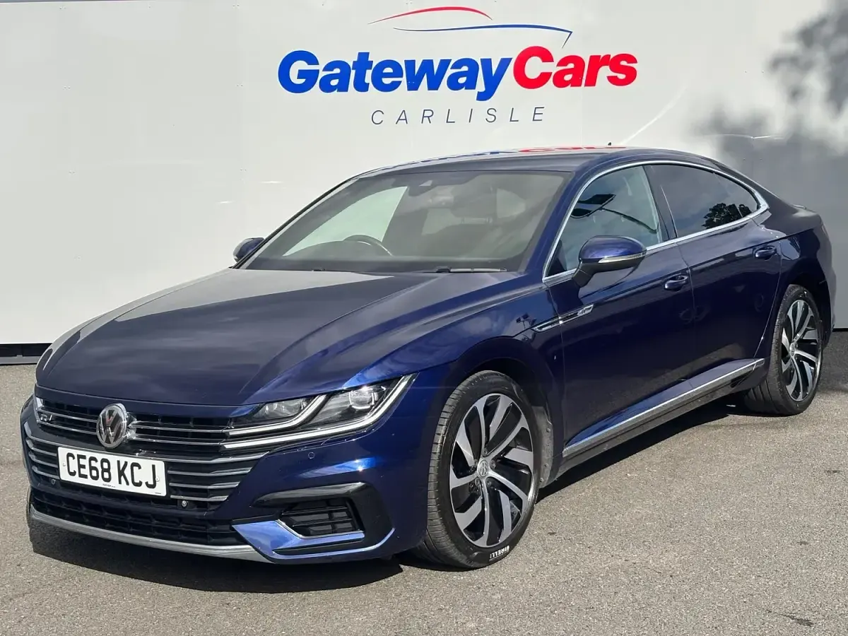 Used VW Arteon R-line 2018 Blue Hatchback