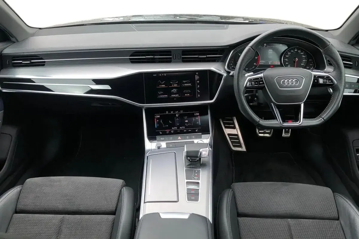 Used Audi A6 S-Line 204 HP (150 kW) 2019 Black Sedan