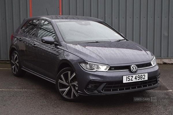 Grey Used 2024 VW Polo R-line Hatchback | £18,885 (Fair price) - Image 1/4