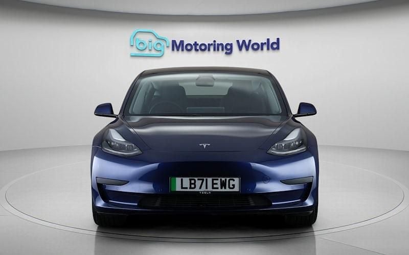 Used Tesla Model 3 Standard Range 208 kW (283 HP) 2021 Blue Sedan