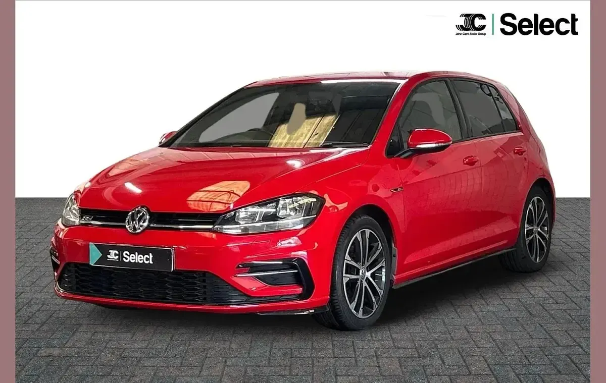 Used VW Golf VII R-line 147 HP (108 kW) 2019 Red Hatchback