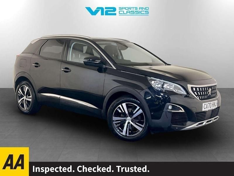 Black Used 2020 Peugeot 3008 Allure Hatchback | £12,495 (Fair price) - Image 1/2