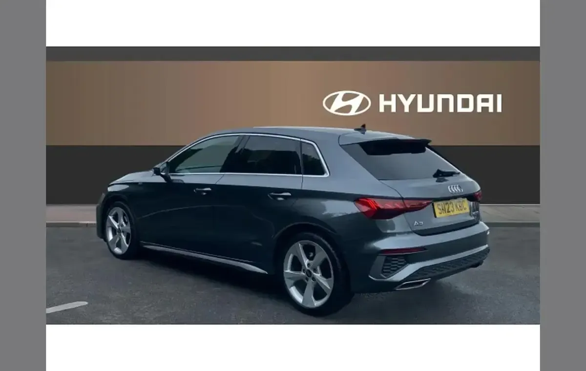 Used Audi A3 S-Line 190 HP (139 kW) 2023 Grey Sedan