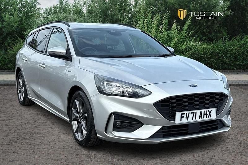 Silver Used 2021 Ford Focus ST-Line Estate | £14,999 (Fair price) - Image 1/4