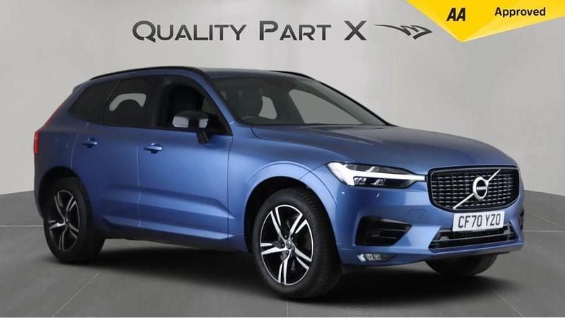 Used Volvo XC60 R-Design 250 HP (183 kW) 2021 Blue SUV