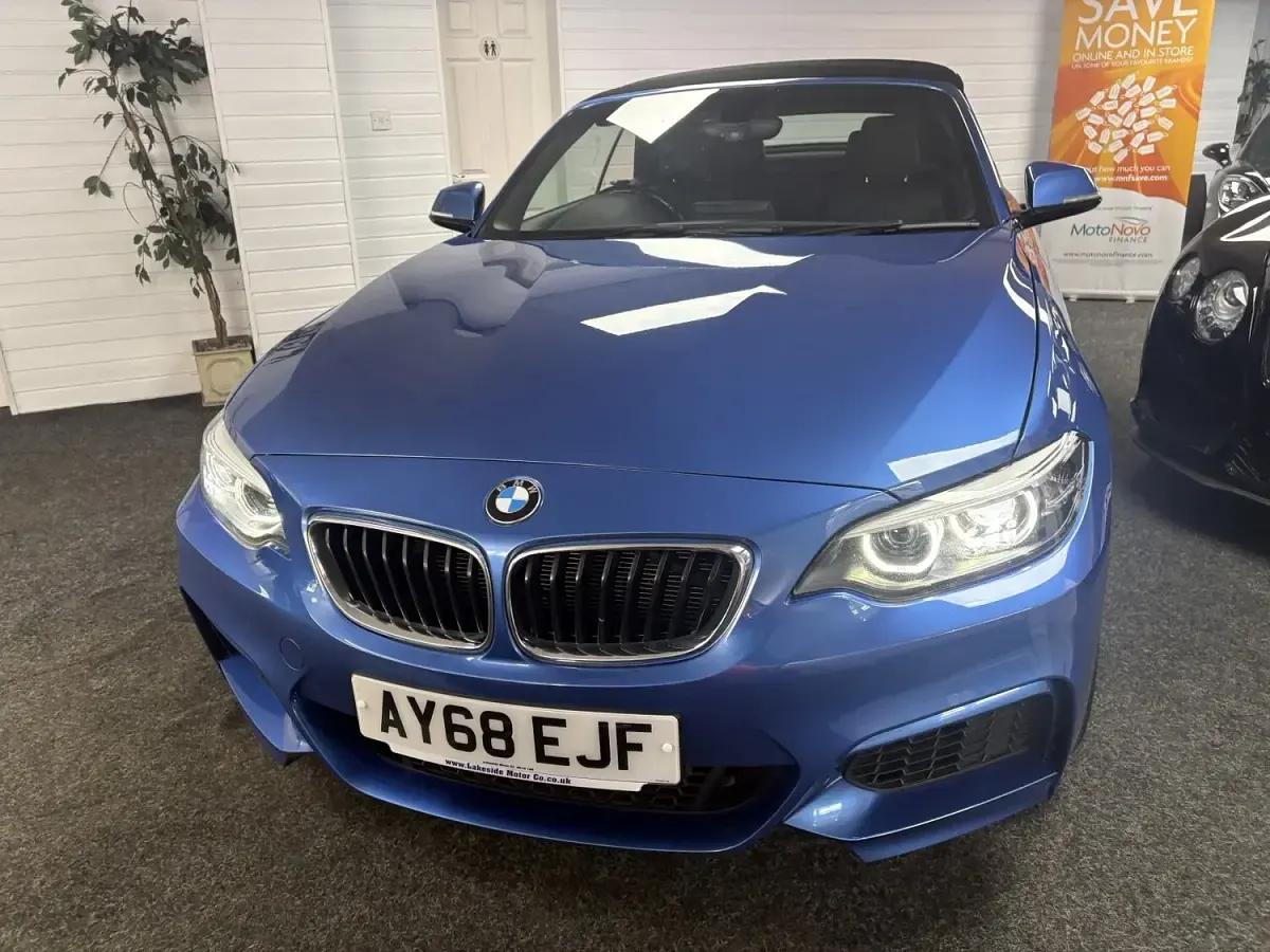 Used BMW 218 M Sport 2018 Blue Cabriolet