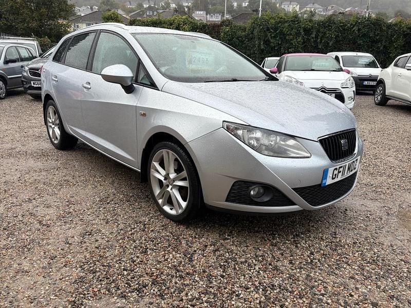 Silver Used 2011 Seat Ibiza ST Sport Estate | £2,495 (Fair price) - Image 1/4