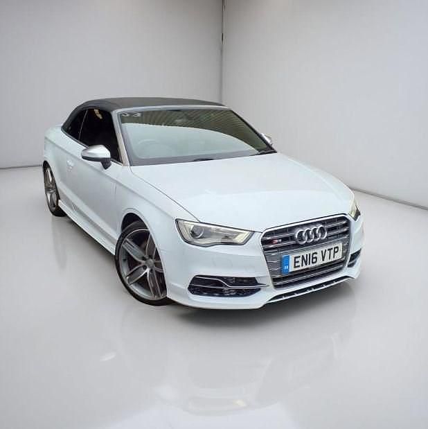 Used Audi S3 Cabriolet Design 300 HP (220 kW) 2016 White Cabriolet