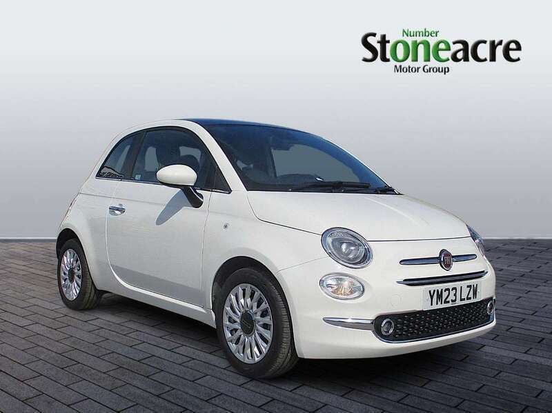 White Used 2023 Fiat 500 Hatchback | £10,995 (Fair price) - Image 1/4