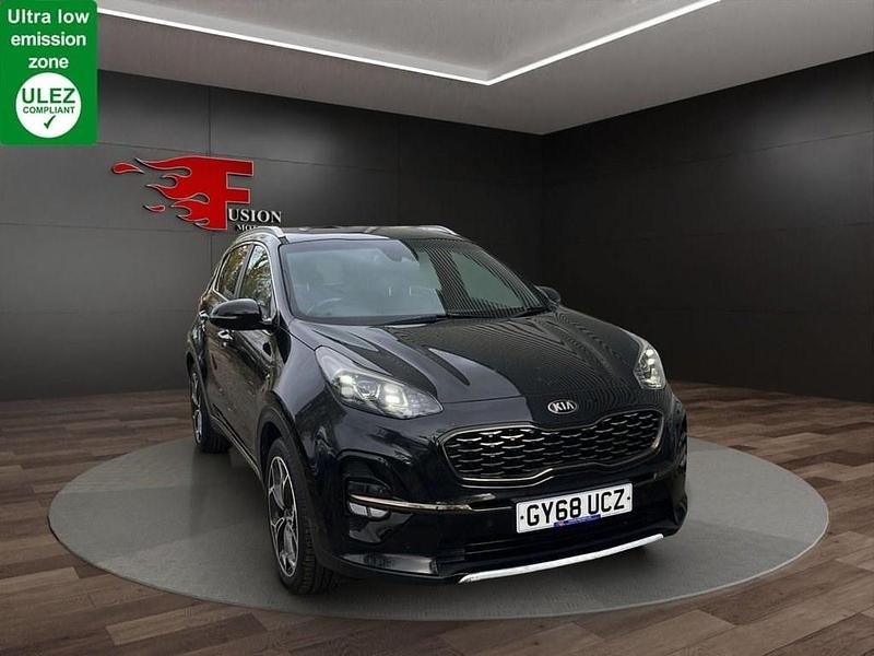Black Used 2018 Kia Sportage GT-Line SUV | £12,500 (Good price) - Image 1/4