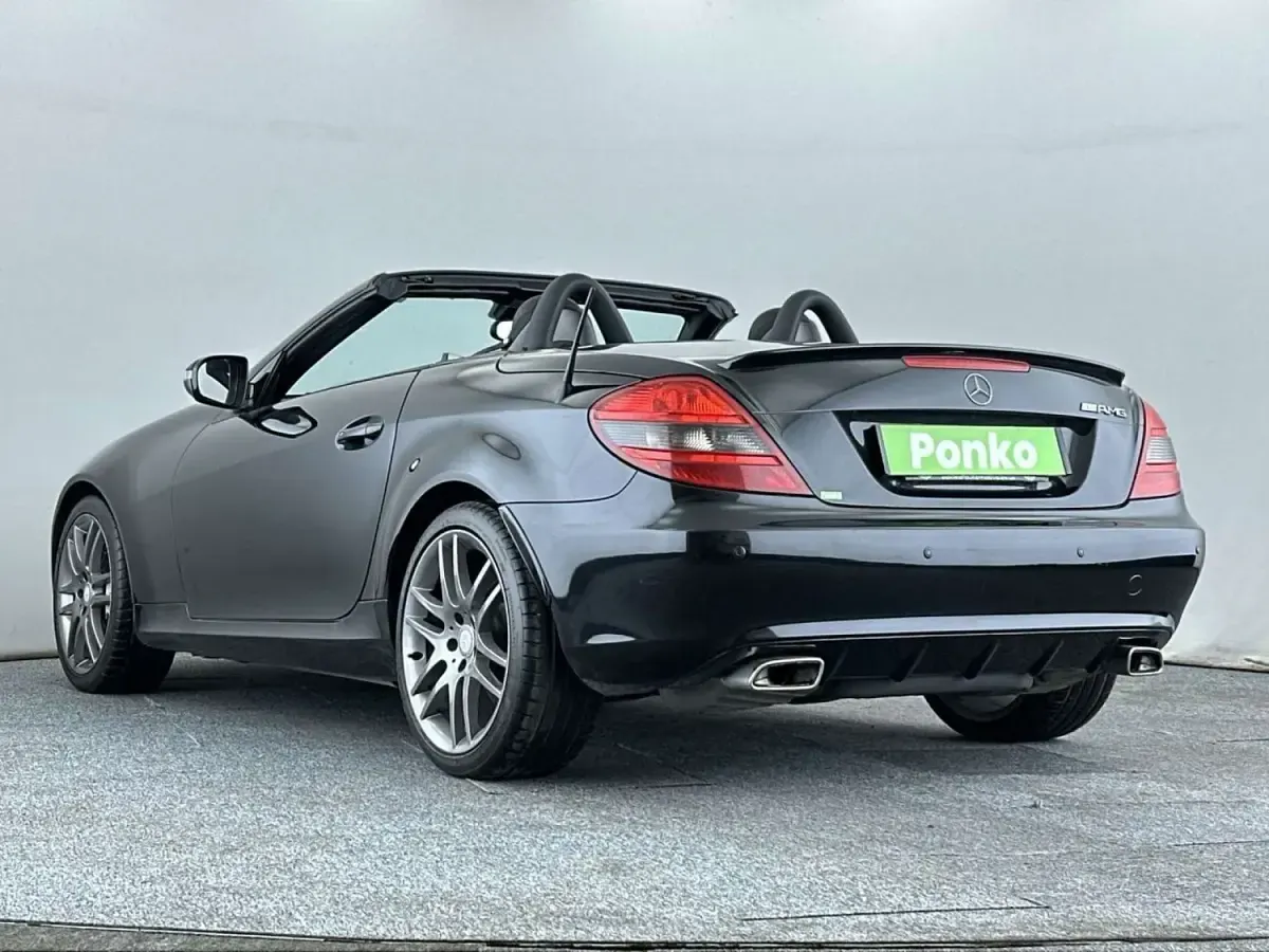 Käytetty Mercedes SLK280 2009 Musta Avoauto