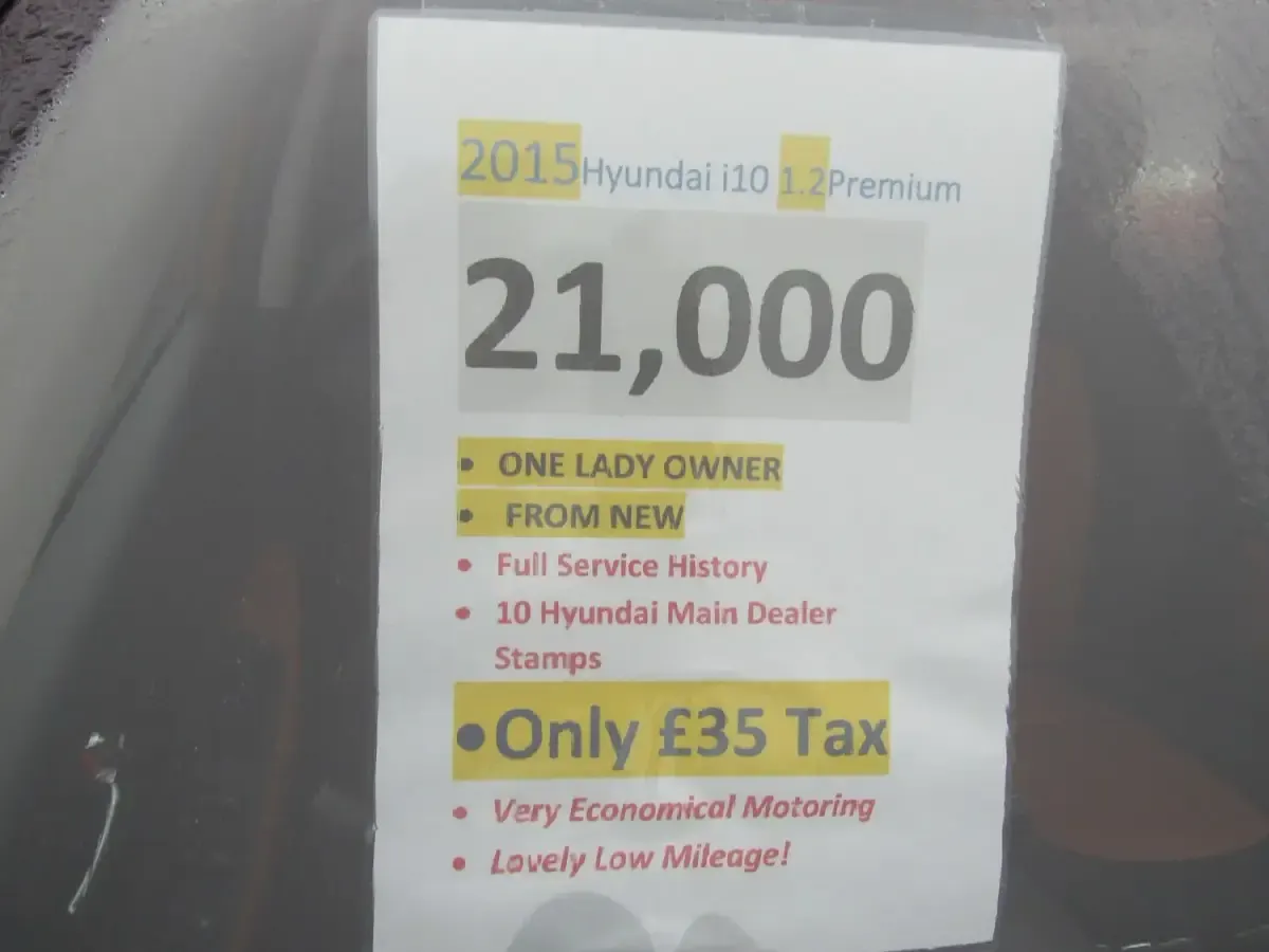 Used Hyundai i10 Premium 87 HP (63 kW) 2015 Orange Hatchback