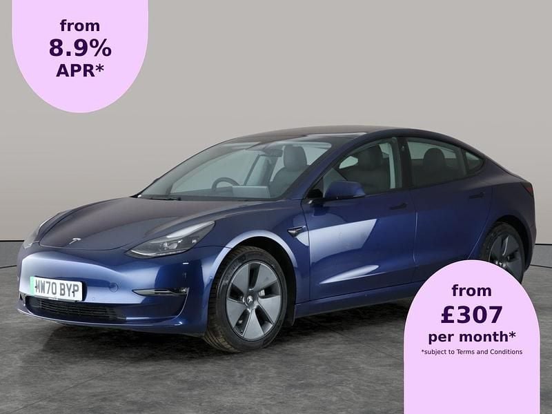 Blue Used 2020 Tesla Model 3 Long Range AWD Sedan | £19,973 (Fair price) - Image 1/2