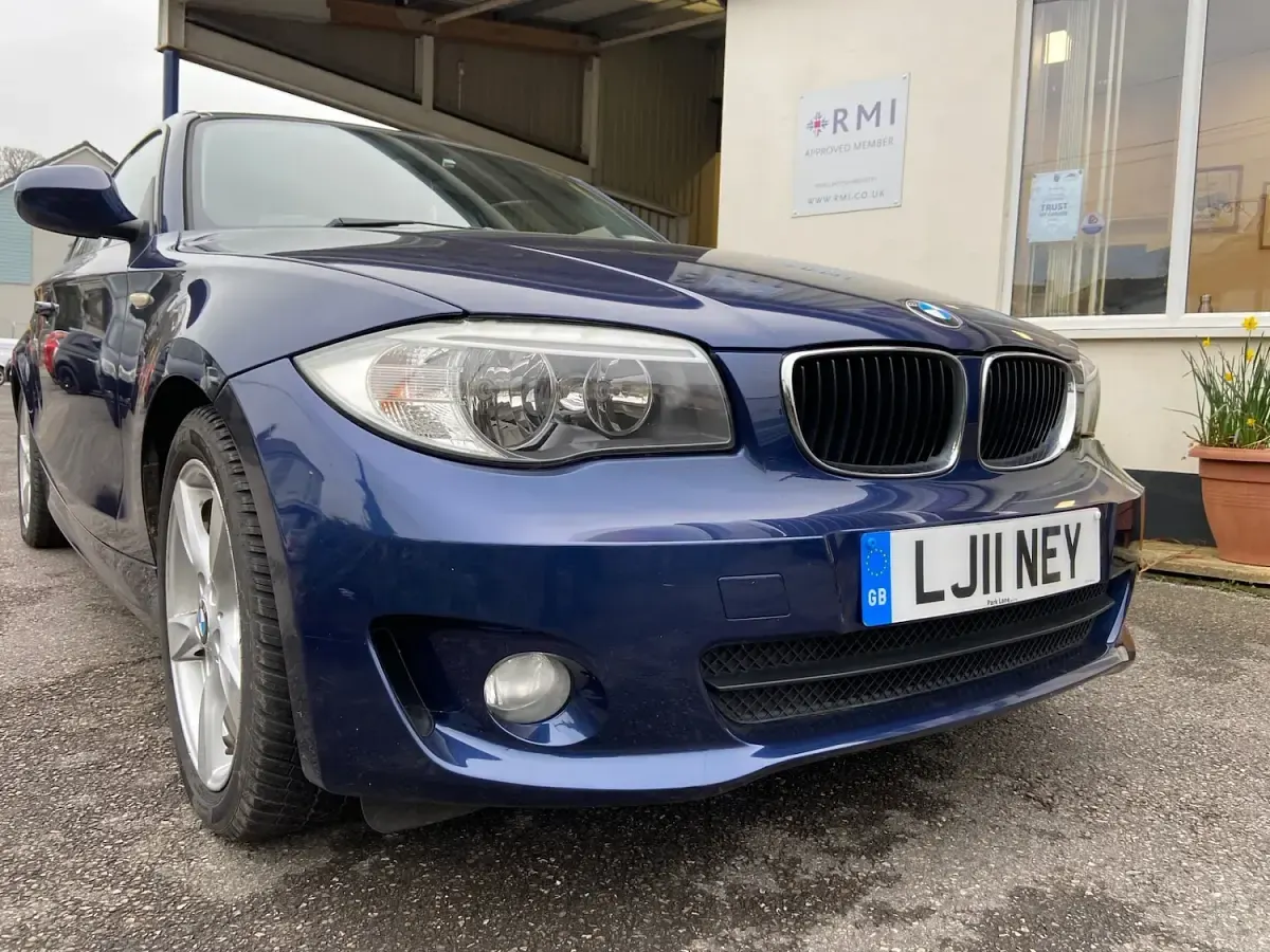 Used BMW 118 Coupé Sport Line 2011 Blue Coupe
