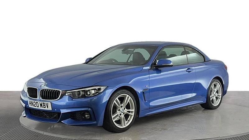 Blue Used 2020 BMW 420 M Sport Cabriolet | £18,980 (Super price) - Image 1/4