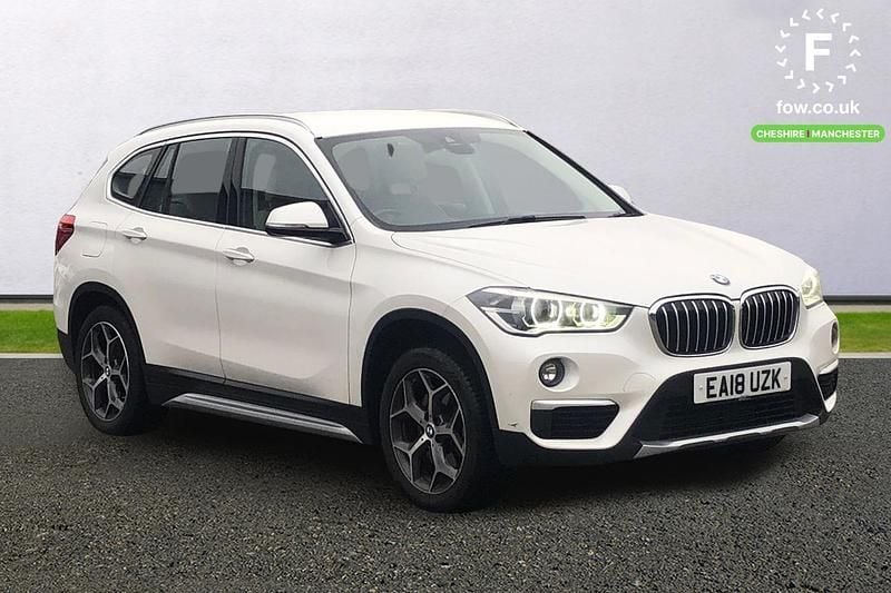 White Used 2018 BMW X1 xLine SUV | £17,299 (Good price) - Image 1/3