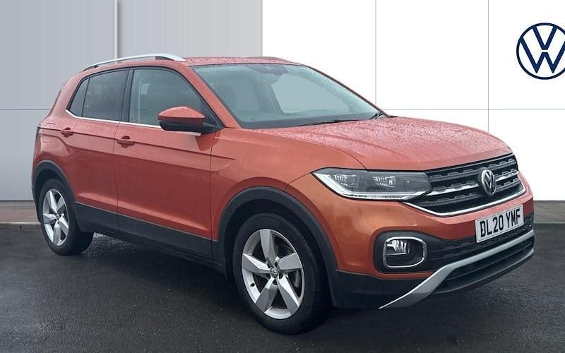 Used VW T-Cross SEL 116 HP (85 kW) 2020 Orange SUV